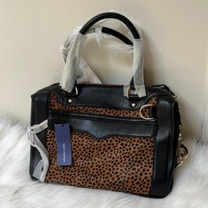 SOLD⭐️NWT💯 Authentic Rebecca Minkoff Genuine Leather with Calf-hair MAB Bag